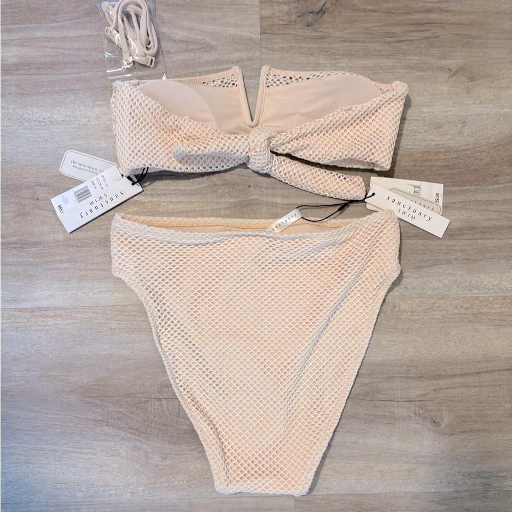 Sanctuary Bandeau Top & High Rise Bikini Bottom - Picture 3 of 3